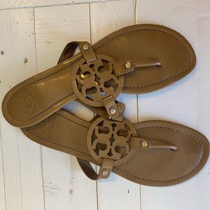 Tory Burch Miller Flip Flops- Size 12